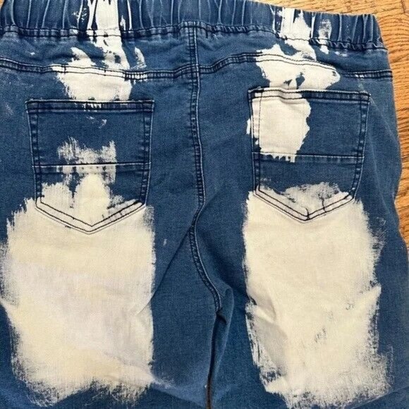 FASHION NOVA BLEACH OUT MOTO ZIP LEG JEAN - Picture 9 of 9